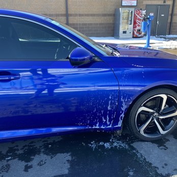 Take 5 Car Wash - Second time through the wash to remove the soap. - Car Wash Near Me - Highlands Ranch, Colorado