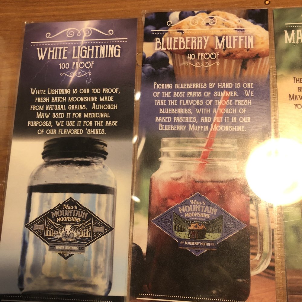 There was a description of each of the flavors for the tasting There was a description of each of the flavors for the tasting