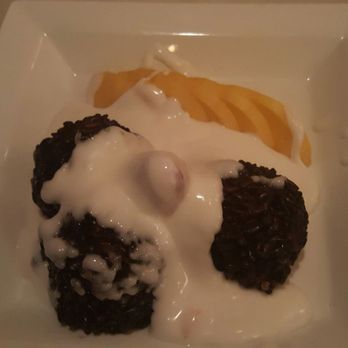 Sun Cuisines - Mango sticky rice - Thai Near Me - Buffalo, New York Sun Cuisines - Mango sticky rice - Thai Near Me - Buffalo, New York