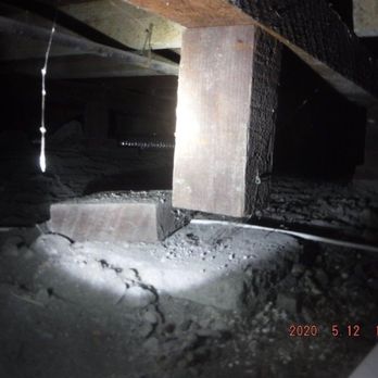 The Foundation Works - Before post replacement - Structural Engineers Near Me - Burbank, California