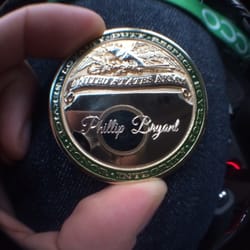 Things Remembered - Great engraving on army challenge coin for my father