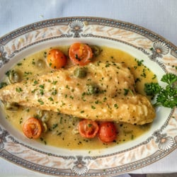 Alla Conchiglia - Sea bass filet "crazy water"