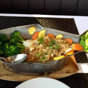 Yes! Thai Indeed - Steamed flounder. Delicious!!! - Thai Near Me - Beaufort, South Carolina Yes! Thai Indeed - Steamed flounder. Delicious!!! - Thai Near Me - Beaufort, South Carolina