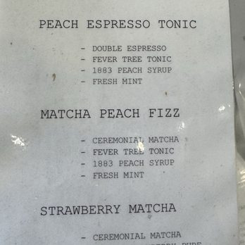 Saint Coffee Shop - Summer drinks menu - Coffee & Tea Near Me - Los Angeles, California Saint Coffee Shop - Summer drinks menu - Coffee & Tea Near Me - Los Angeles, California
