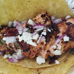 Spicy Salmon Taco