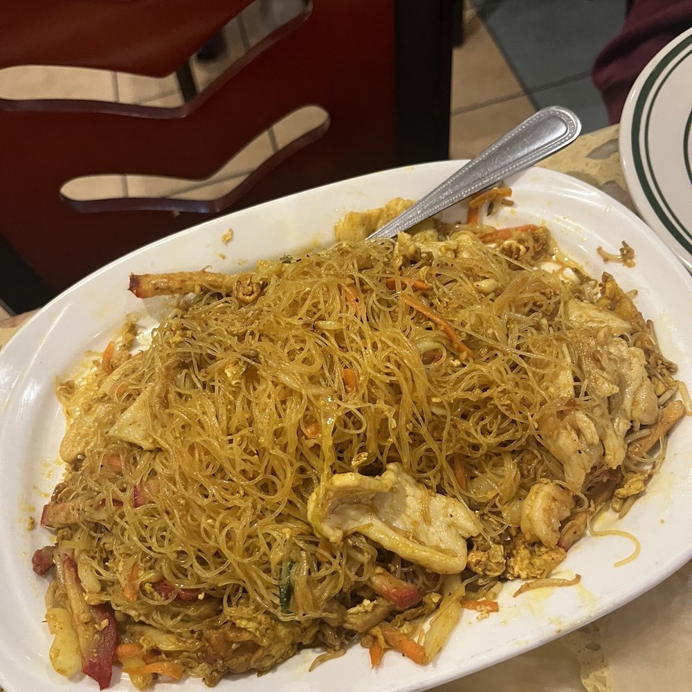 Canton Chinese Restaurant - N19. Fried Rice Noodles Singapore Style - Chinese Near Me - Richardson, Texas