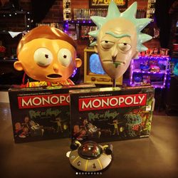 Corvus Clothing and Curiosities - New Rick and Morty goodies in the shop! Space Cruiser Coin Bank, Monopoly and more masks! Click on a pic to shop us now!