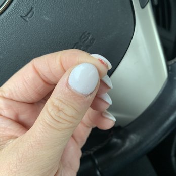 Posh Nails Spa in Buckhead - Bleeding under nail from buffer file - Nail Salons Near Me - Atlanta, Georgia Posh Nails Spa in Buckhead - Bleeding under nail from buffer file - Nail Salons Near Me - Atlanta, Georgia