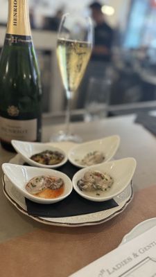 Humble Oysters and Bubbles by null