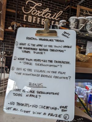 Menu photo 6 Foxtail Coffee Orlando, FL
