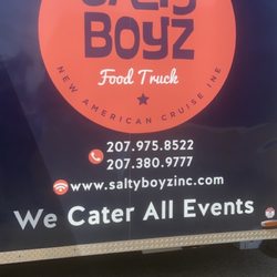 Salty Boyz Food Truck - Outside of food truck