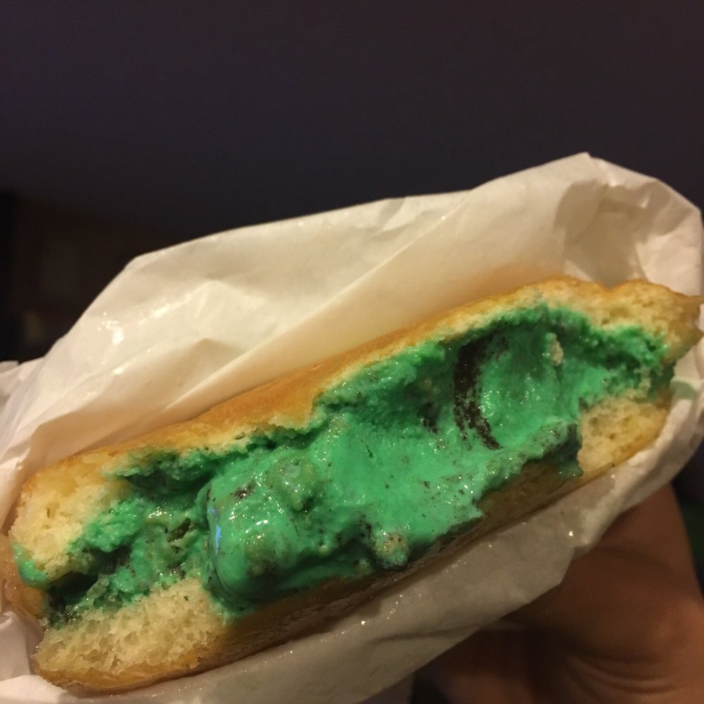 Afters Ice Cream - Mint monster Milky Bun - Ice Cream & Frozen Yogurt Near Me - Fullerton, California Afters Ice Cream - Mint monster Milky Bun - Ice Cream & Frozen Yogurt Near Me - Fullerton, California