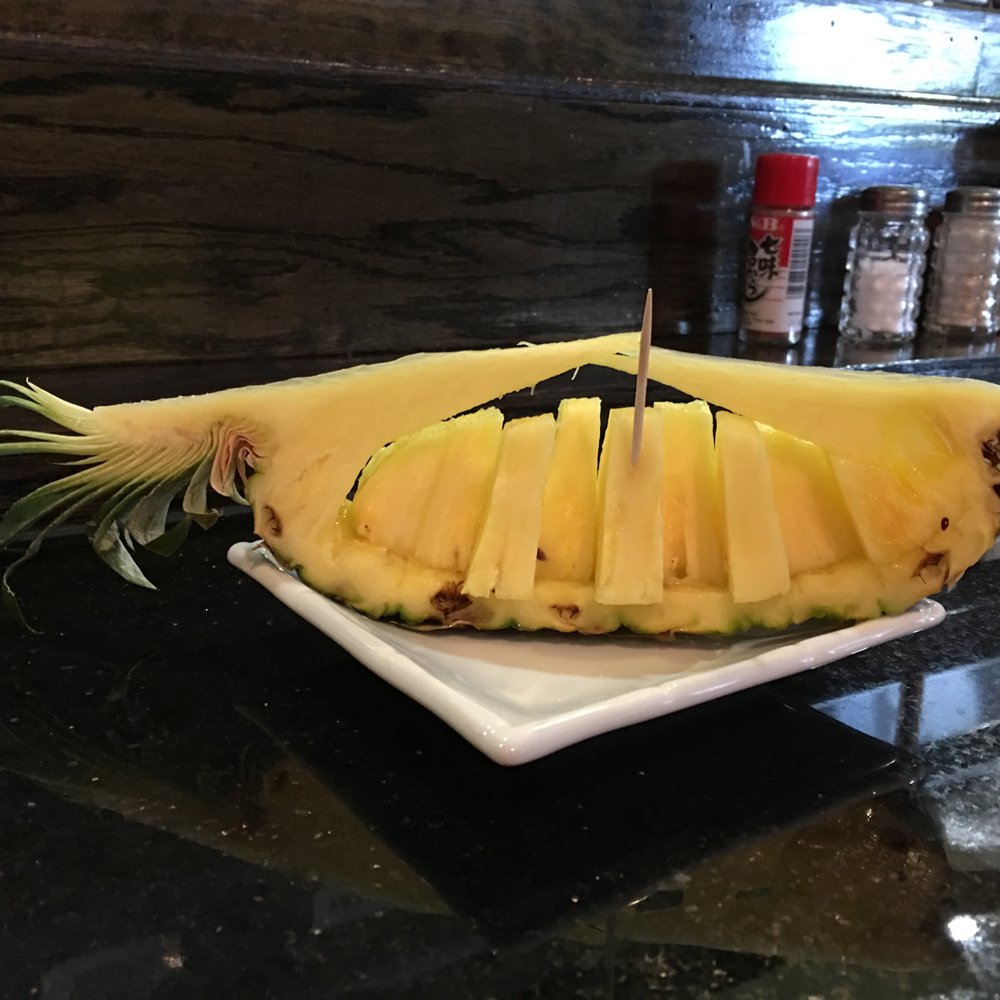 Open Sushi - What a simple desert.  Cold, fresh pineapple.  so refreshing. - Japanese Near Me - Jacksonville, Florida