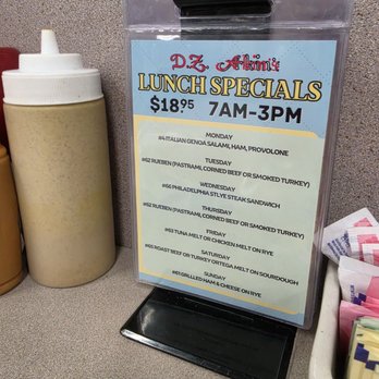DZ Akin's - Lunch specials menu 2026 - Delis Near Me - San Diego, California DZ Akin's - Lunch specials menu 2026 - Delis Near Me - San Diego, California