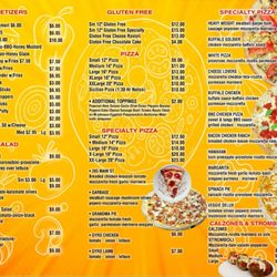 Amore Pizzeria - Menu