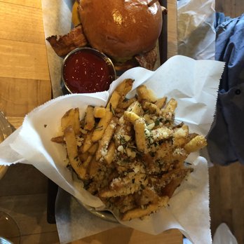 Laurel Tavern - Bacon Burger & Garlic Parm Fries - New American Near Me - Studio City, California