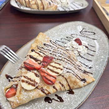 Crepe Heaven Cafe - Nutella & Strawberry Crepe - Creperies Near Me - Lawndale, California