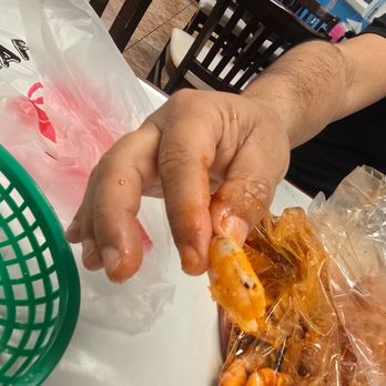 Crabby Crabby - Shrimp was most the shell was removed - Seafood Near Me - Newark, California Crabby Crabby - Shrimp was most the shell was removed - Seafood Near Me - Newark, California