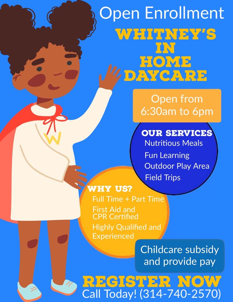 Whitney's In Home Daycare - childcare center in Ferguson, MO