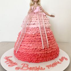 Salted Holiday - Barbie Cake