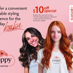 Poppy Blowout Bar