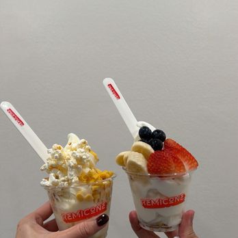 Remicone - corn crunch and yogurt granola - Ice Cream & Frozen Yogurt Near Me - Irvine, California