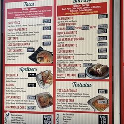 Taqueria Senaida's - New menu prices