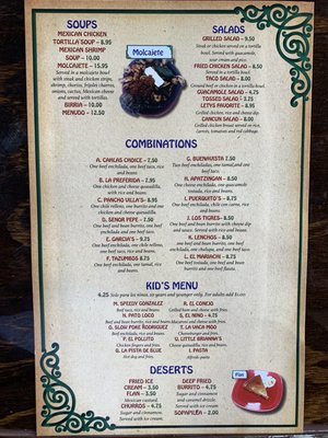 Menu photo 2 El Rey Mexican Grill & Bar Brewton, AL
