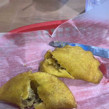 Caribe Cafe Restaurant - EMPANADA DE CARNE/ Beef Filling. EMPANADA DE POLLO/Chicken Filling - Latin American Near Me - Miami, Florida