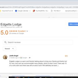 Edgetts Lodge - Check out the sixteen 5 star reviews from my BEST REPEAT CUSTOMERS that Yelp hides at the bottom of the page. Look CAREFULLY!! Yelp=Scum!!