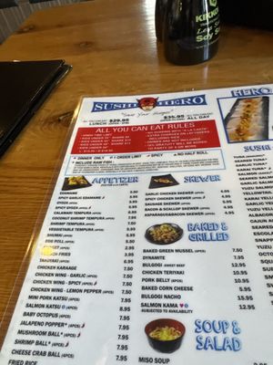 Menu photo 2 Sushi Hero Henderson, NV