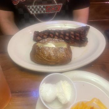 Texas Roadhouse - My son's 12oz New York strip - Barbeque Near Me - Rialto, California Texas Roadhouse - My son's 12oz New York strip - Barbeque Near Me - Rialto, California