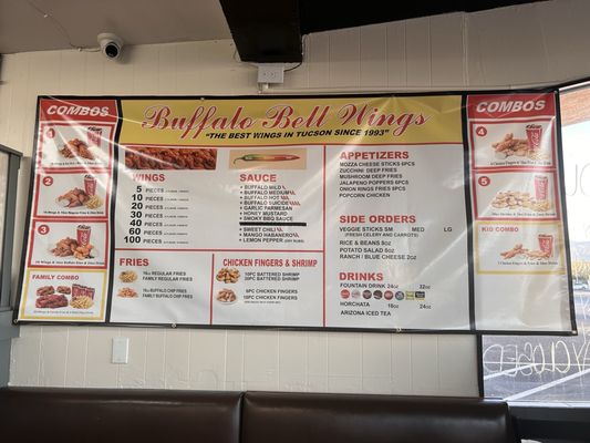 Menu photo 1 Buffalo Bell Wings Tucson, AZ Menu photo 1 Buffalo Bell Wings Tucson, AZ