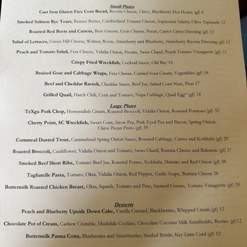 Harvest Habersham - Daily menu - New American Near Me - Sautee Nacoochee, Georgia