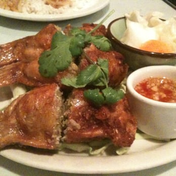 Phnom Penh House - Moarn Ann Kreun - boneless deep fried chicken wings, stuffed w/ lemon grass and bean thread - Cambodian Near Me - Alameda, California Phnom Penh House - Moarn Ann Kreun - boneless deep fried chicken wings, stuffed w/ lemon grass and bean thread - Cambodian Near Me - Alameda, California