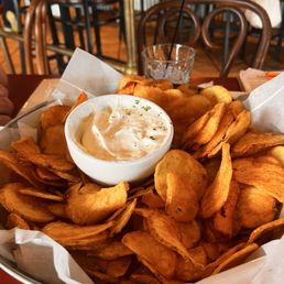 Chips and bison chip dip