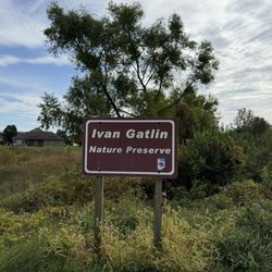Erie Lackawanna Trail - Ivan Gatlin nature preserve sign