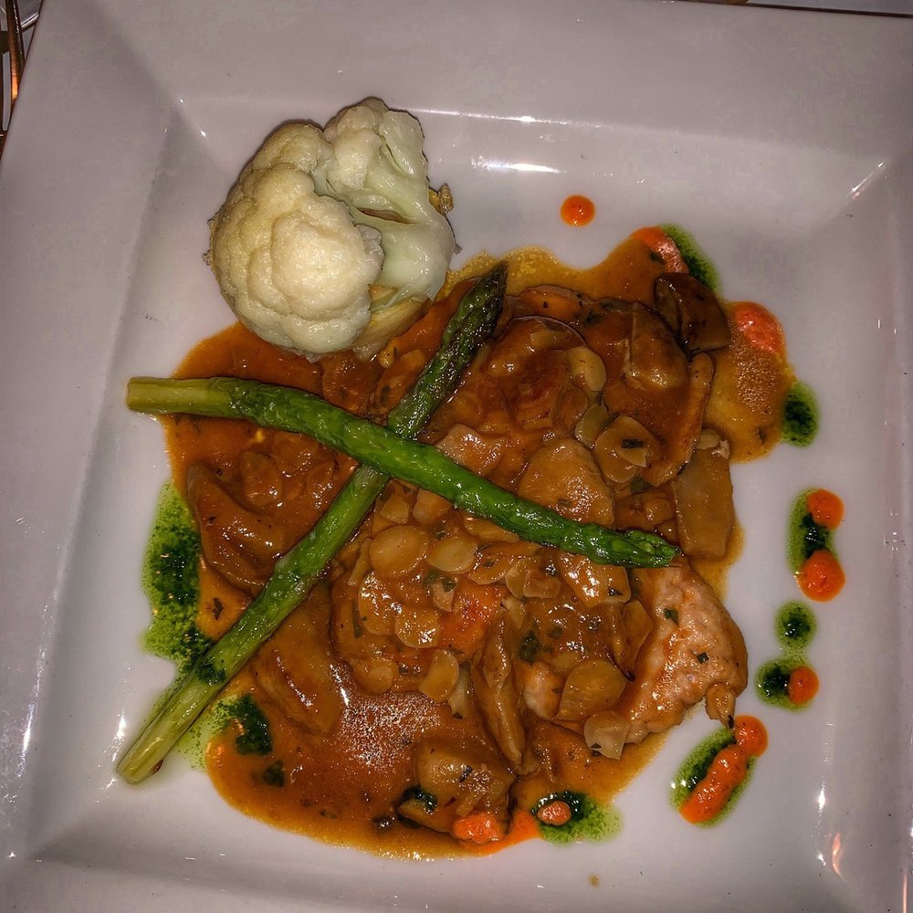 Da Raffaele - Chicken with mushrooms and almonds - Italian Near Me - New York, New York Da Raffaele - Chicken with mushrooms and almonds - Italian Near Me - New York, New York