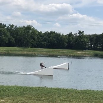 Wake Zone Cable Park - Size of kickers - Water Parks Near Me - Oklahoma City, Oklahoma