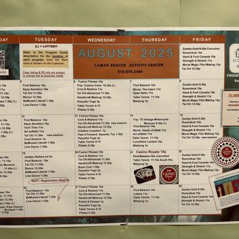 Senior Activity Center - Events calendar - Senior Centers Near Me - Austin, Texas Senior Activity Center - Events calendar - Senior Centers Near Me - Austin, Texas
