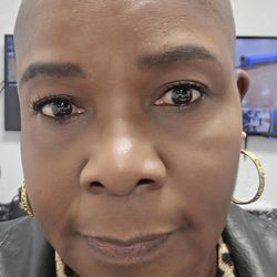 Beauty Bar Lounge - I have Alopecia and brows are important for my bald look. Thank you Em.