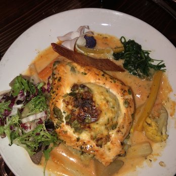 Wild Garlic Grill - Chef's special Scottish stuffed salmon - French Near Me - Tucson, Arizona Wild Garlic Grill - Chef's special Scottish stuffed salmon - French Near Me - Tucson, Arizona