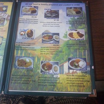 La Bendicion Pupuseria Salvadorena - Menu - Latin American Near Me - Dalton, Georgia