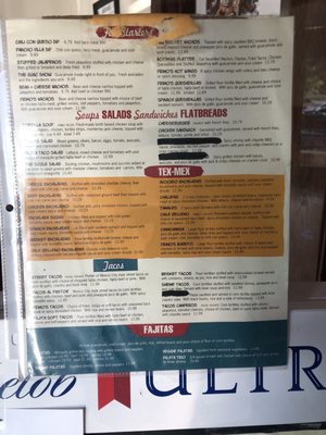 Menu photo 8 Primo's Tex Mex Grille Garland, TX