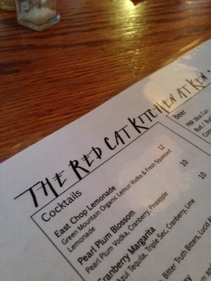 Menu photo 7 The Red Cat Kitchen Oak Bluffs, MA