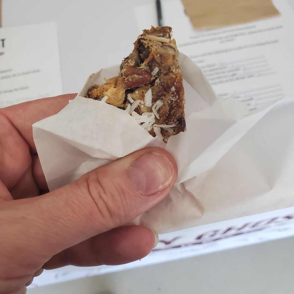 Grey Ghost Bakery - Magic bar sample! Yum! - Bakeries Near Me - Connelly Springs, North Carolina Grey Ghost Bakery - Magic bar sample! Yum! - Bakeries Near Me - Connelly Springs, North Carolina