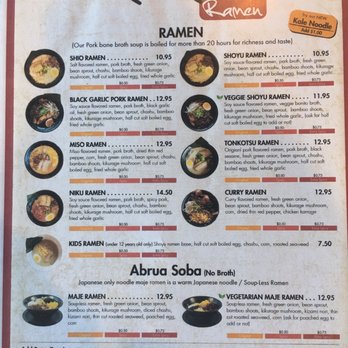 Kokoro Ramen - Menu as of 1/25/19 - Ramen Near Me - Milpitas, California Kokoro Ramen - Menu as of 1/25/19 - Ramen Near Me - Milpitas, California