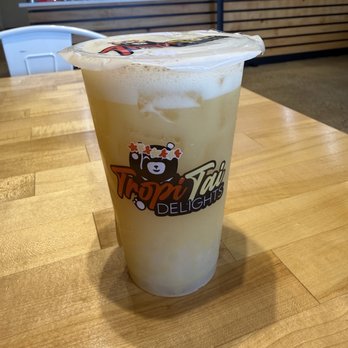 TropiTai Delights - Yogurt Green Tea with coconut jelly - Bubble Tea Near Me - Lakewood, Colorado TropiTai Delights - Yogurt Green Tea with coconut jelly - Bubble Tea Near Me - Lakewood, Colorado