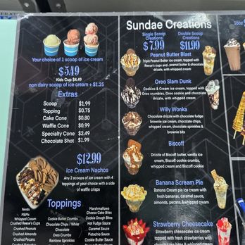 Ice Screamin - Menu - Ice Cream & Frozen Yogurt Near Me - Orlando, Florida