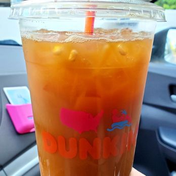 Dunkin' - Redeeming my Monday Iced Coffee Freebie (until 08/16/21): Butter Pecan Iced Coffee. Three pumps of Butter Pecan shots, w/no milk added, yum! - Donuts Near Me - Pasadena, California